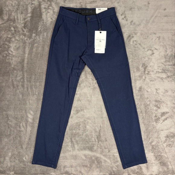 Projek Raw Other - Projek Raw Pants Mens 30 Navy Blue Bungeeflex Classic Fit Stretch Work Chino